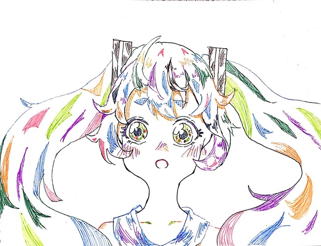 ぱあっと明るくなって。