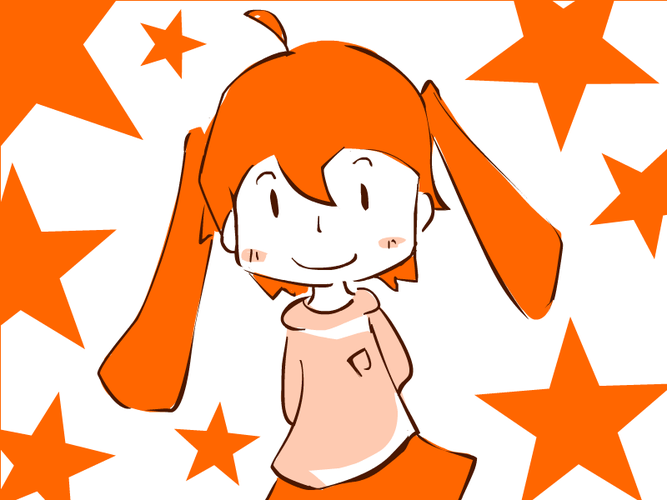 ミクさんオレンジ