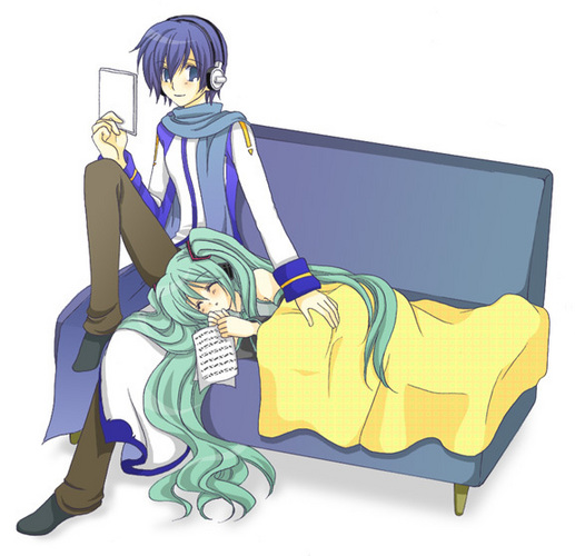 すやすやミクさん。