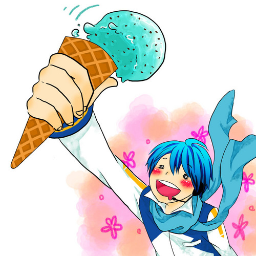 アイスを てにいれた!