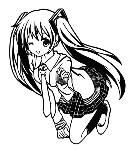 女子高生風ミク
