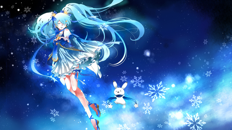雪ミクさん描いてみた