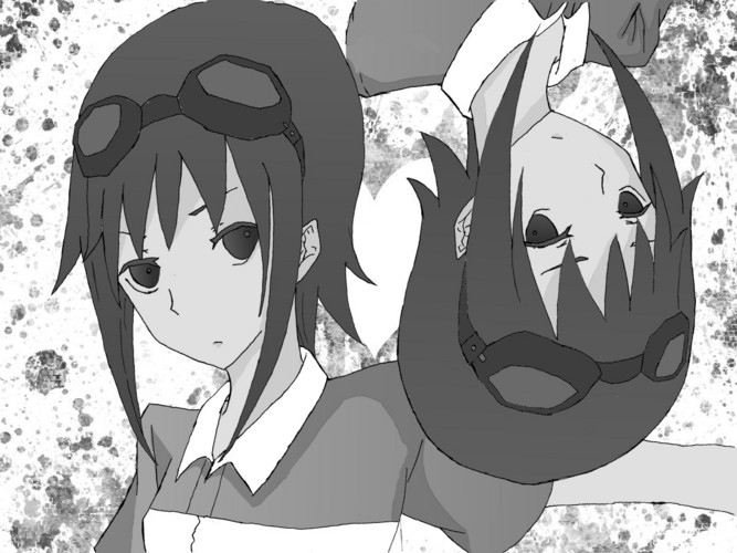 モノクロ*モザイクロール
