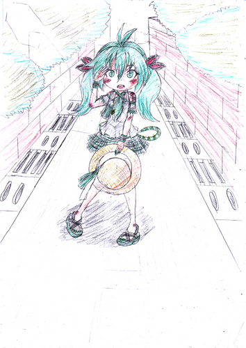真夏の白昼日だまりの中で
