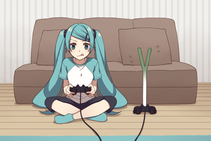 ネギがミクに恋をした?