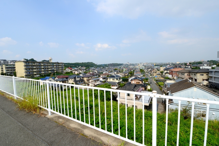 見下ろした街並み