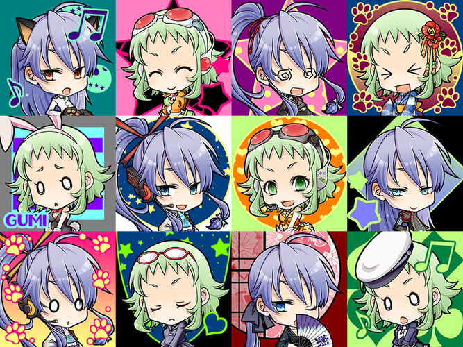 GUMI&がくぽSNSアイコン(サンプル)