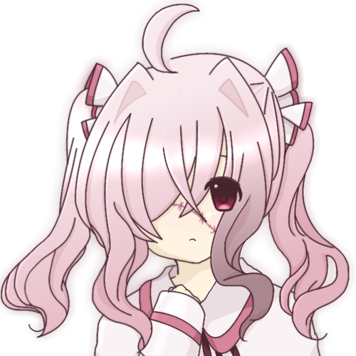 塗ってみました! ツインテウサちゃん