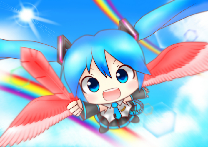 赤い羽を届けに来たよ~!