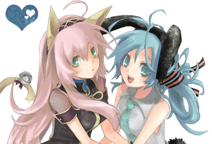 ルカにゃんとミクぴょん