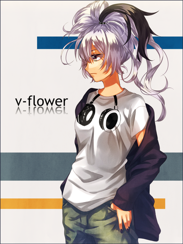 v flower