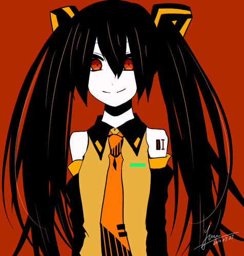 黒×橙