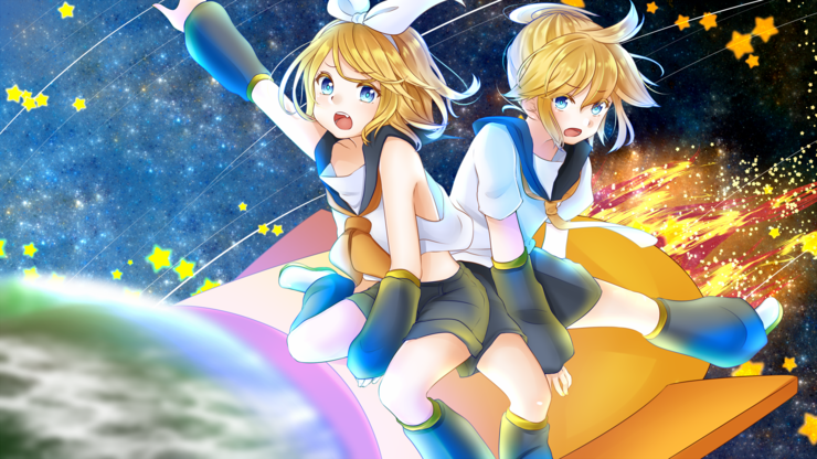 鏡音誕まで時間がないよー!