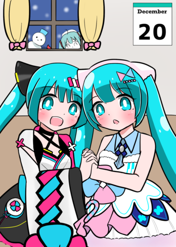 決めポーズ…?