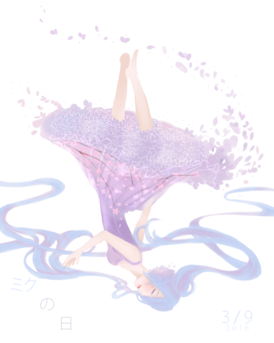ミクの日桜の踊れ