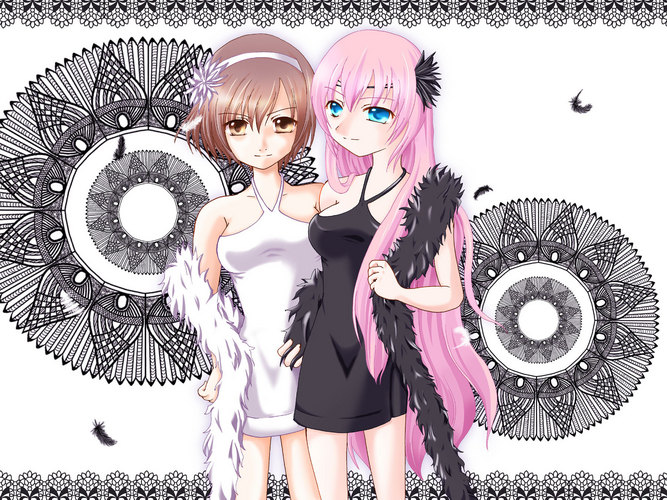 白と黒