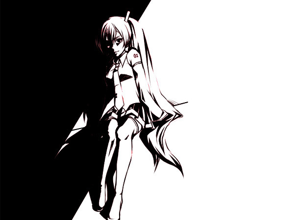 Light and shadow.