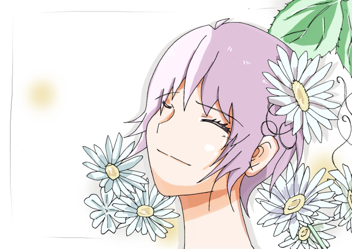 片陰りに咲く其の花は
