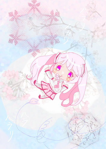 桜チリミクミクは舞う