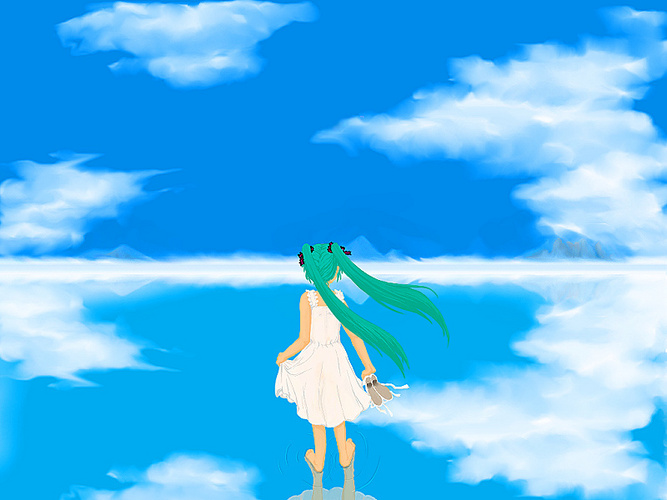 青の世界