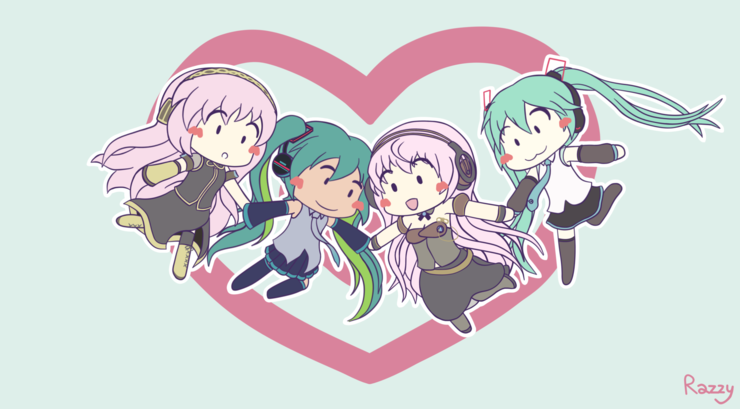 ルカとミクとルカとミク