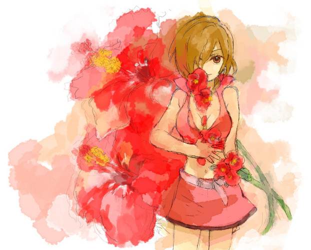 紅い花