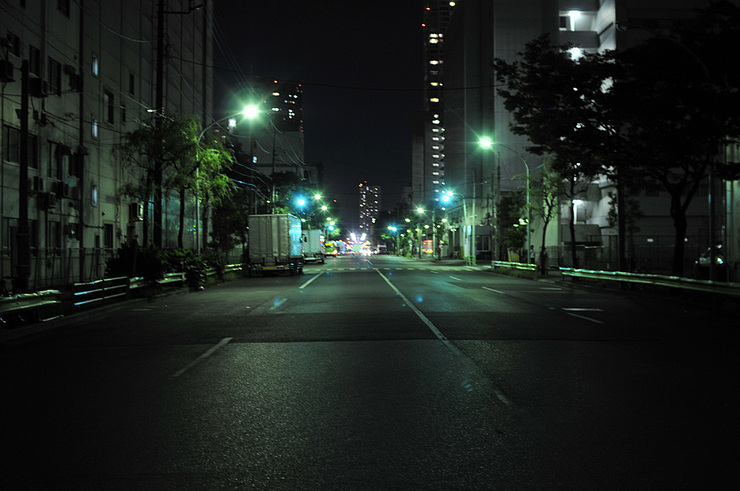 夜のふ頭