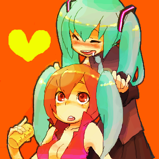 ミクさんとメイコさん