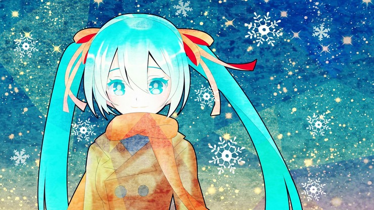 夜の雪