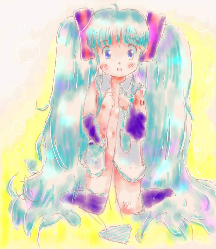 初音ミクのひとりでおきがえできるもん。