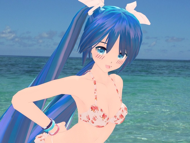 葉月式ミクさんで一枚