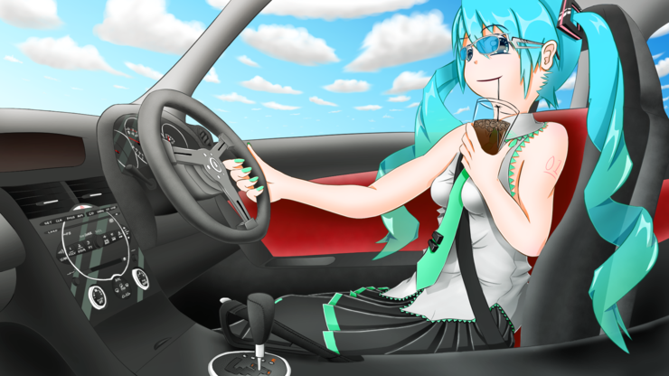 ミクさんとドライブ