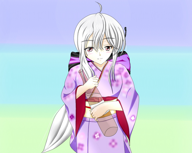 弱音ハクを描いてみました。