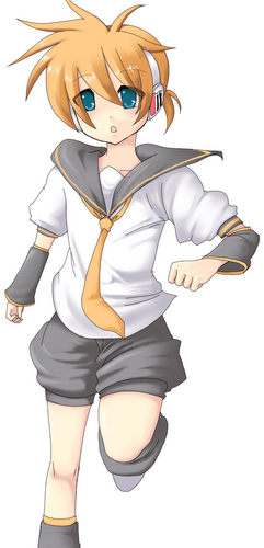 走るレン。