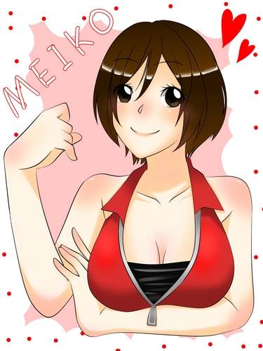 めーちゃんのお誕生日の時に描いたやつです…
