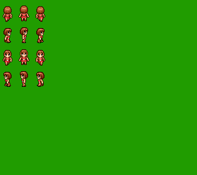 MEIKO歩行グラフィック(RPGツクール2000用)