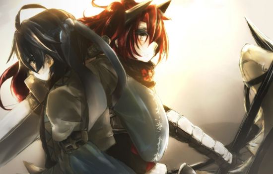 赤と青の戦士