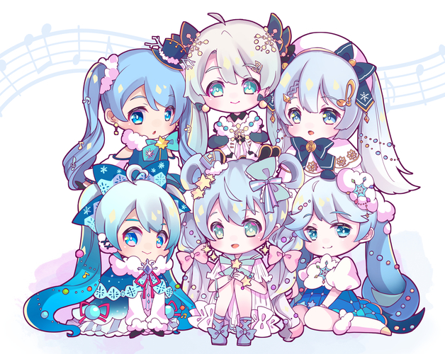 雪ミクさん2021