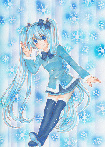 雪ミクさん*2012②