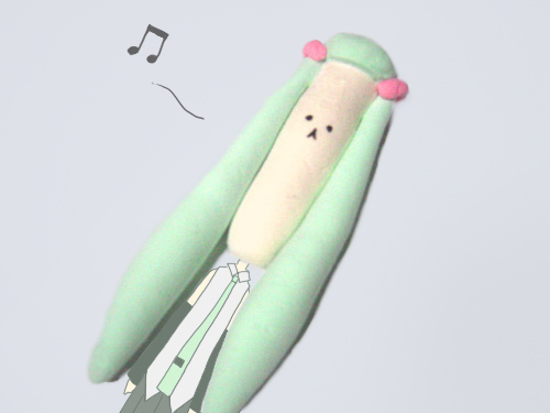 長細いミク