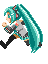 走る初音ミク