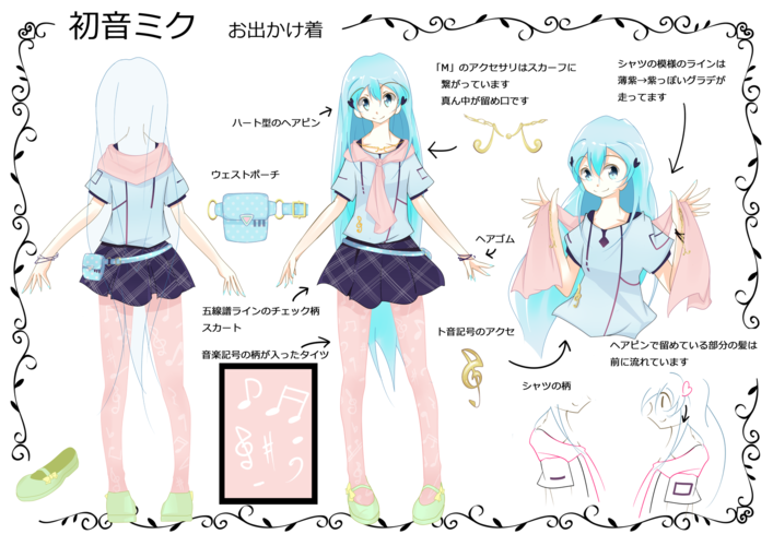 お出かけ着 ミクさん