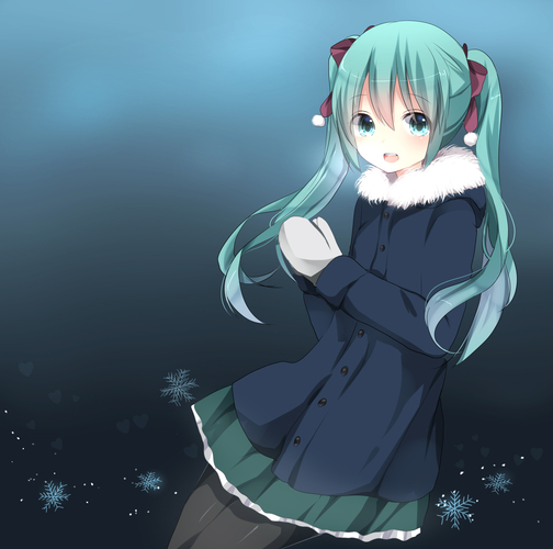 冬の装いミクさん