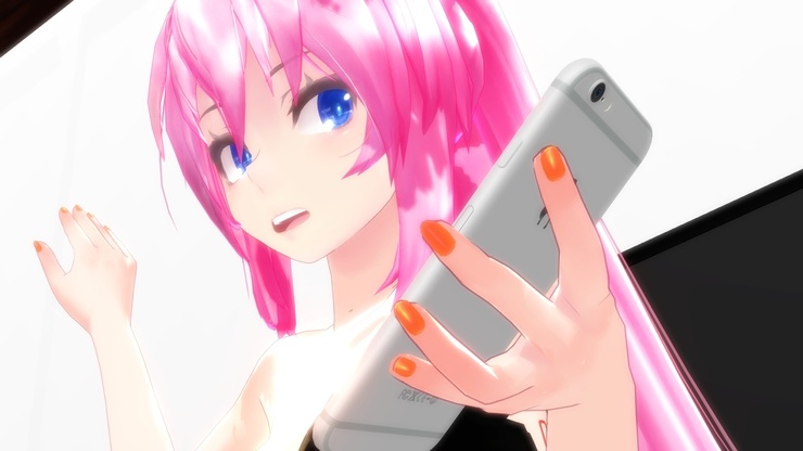 ルカさんとスマホ