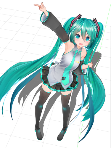 初音ミク MMD