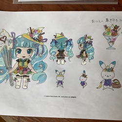 雪ミク2026デザイン案
