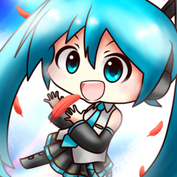 初音ミク赤い羽根2020