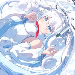 「赤い羽根共同募金運動×雪ミク」2025応募作品