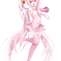 桜と共に舞う
