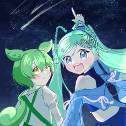 みてみて！流れ星！